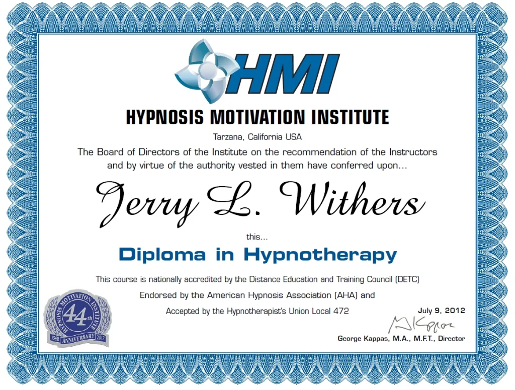 Diploma in Hypnotherapy