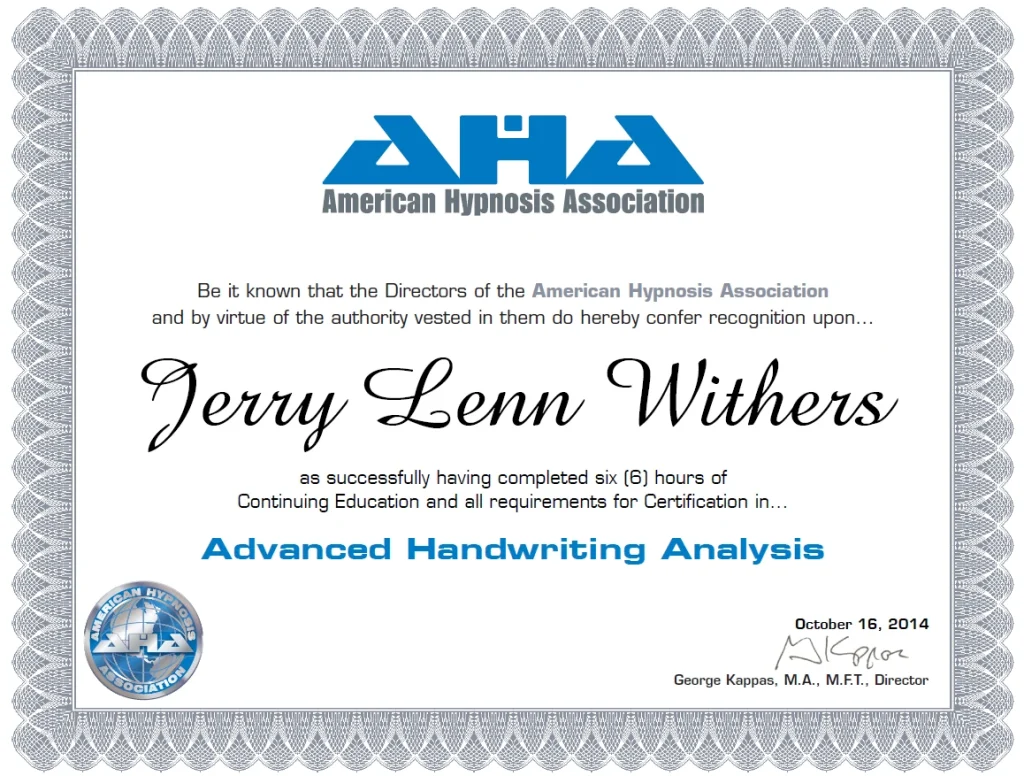 Advanced Handwriting Analysis